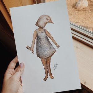 Original Art “Bird Girl”